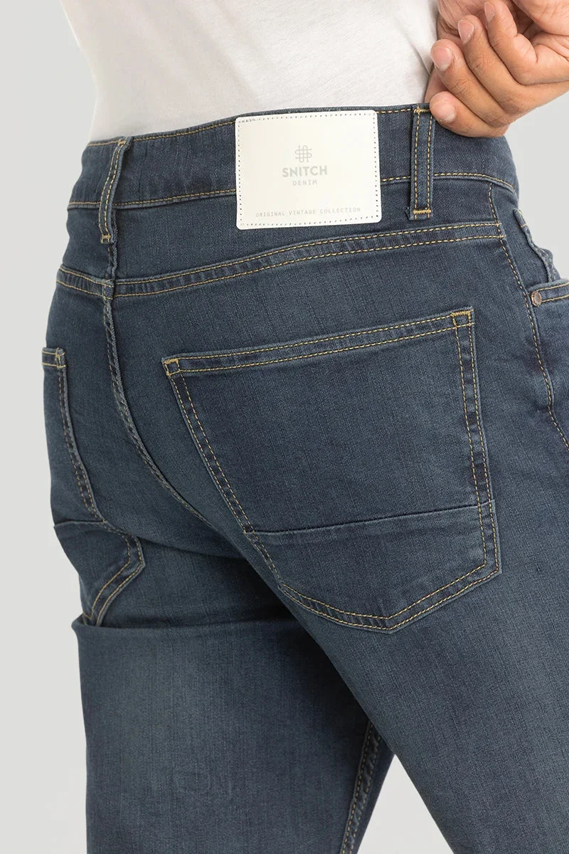 SNITCH  Blue Comfort Fit Jeans for Men | Best Price UAE